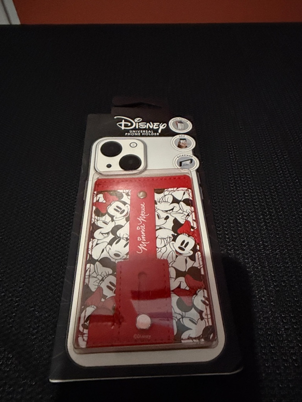 Disney Minnie Mouse Red Cardholder Phone Strap